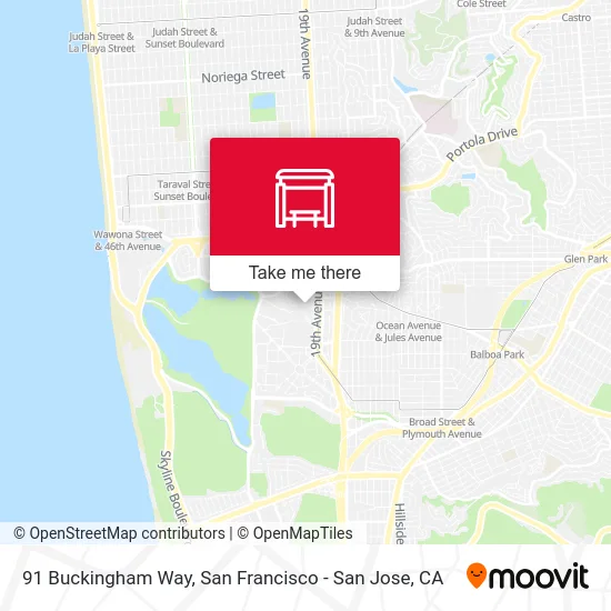 91 Buckingham Way map