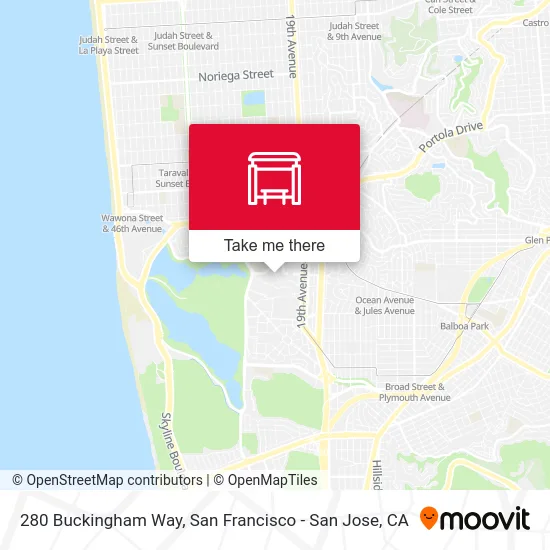 280 Buckingham Way map