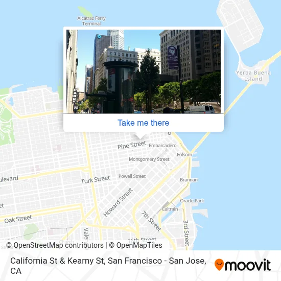 California St & Kearny St map