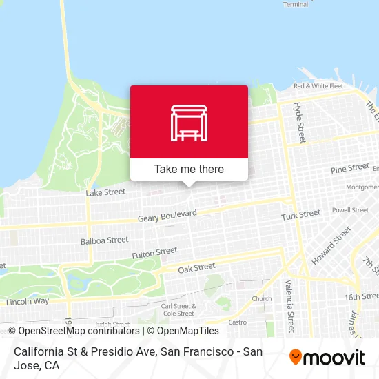 Mapa de California St & Presidio Ave