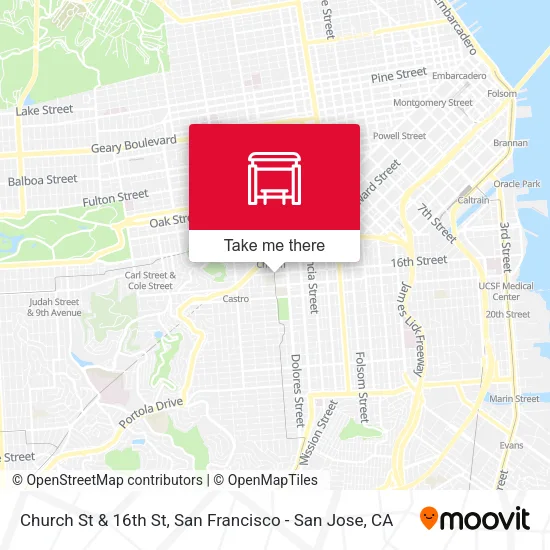 Mapa de Church St & 16th St