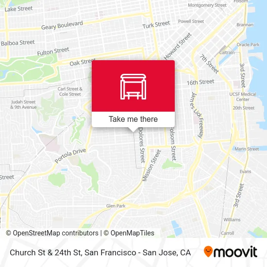Mapa de Church St & 24th St