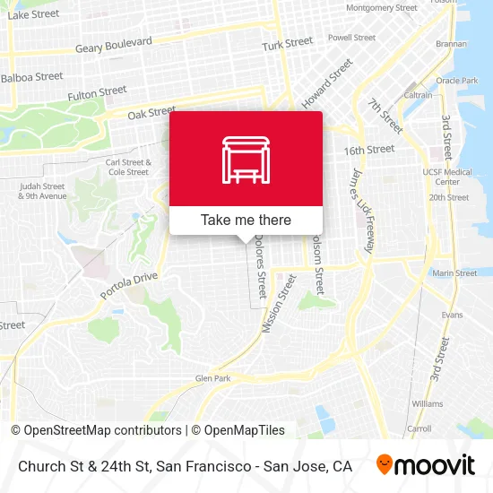 Mapa de Church St & 24th St