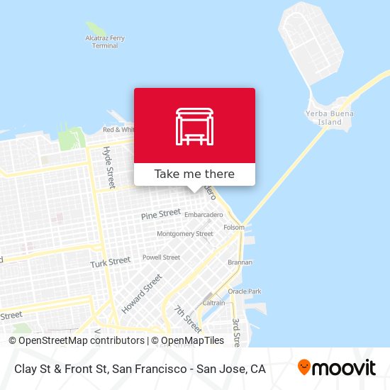 Mapa de Clay St & Front St