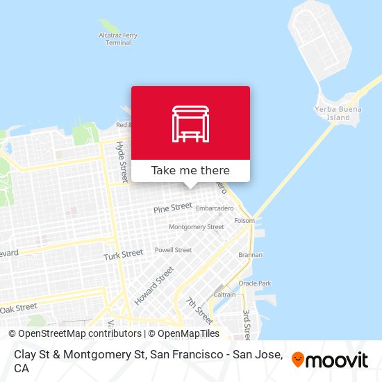 Clay St & Montgomery St map