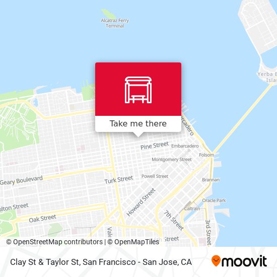 Mapa de Clay St & Taylor St