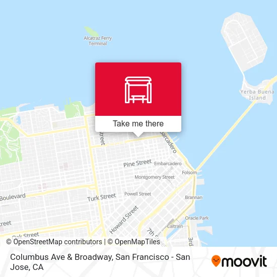 Mapa de Columbus Ave & Broadway