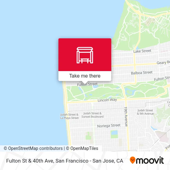 Fulton St & 40th Ave map