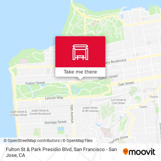 Mapa de Fulton St & Park Presidio Blvd
