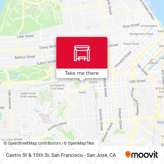 Mapa de Castro St & 15th St