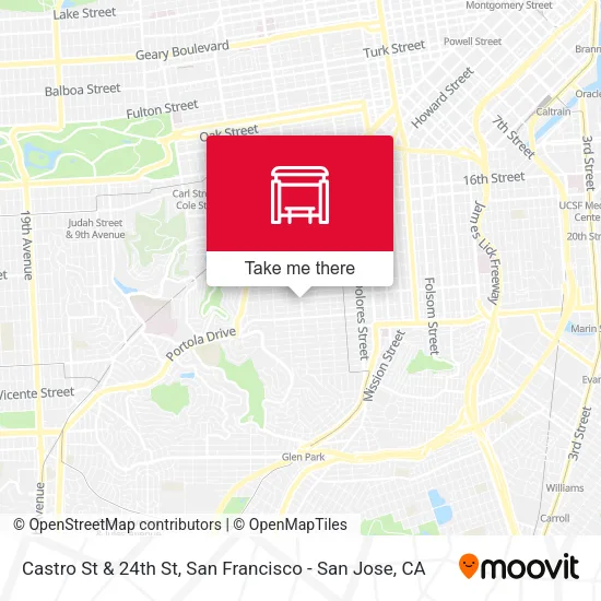 Mapa de Castro St & 24th St