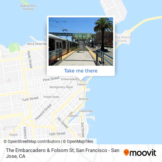 Mapa de The Embarcadero & Folsom St
