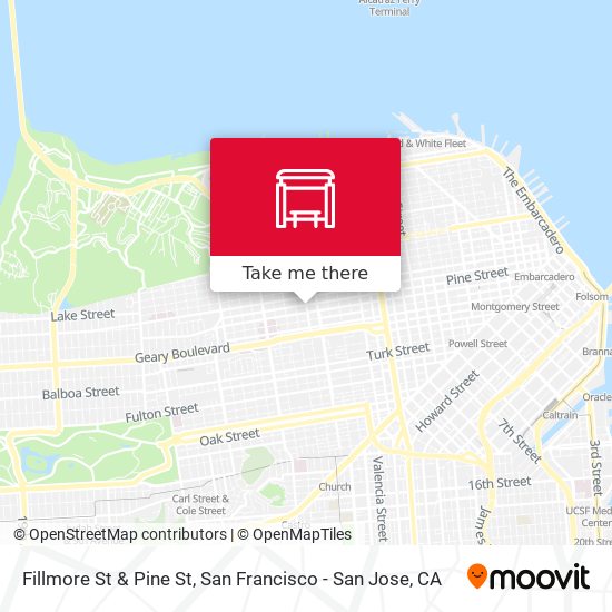 Mapa de Fillmore St & Pine St