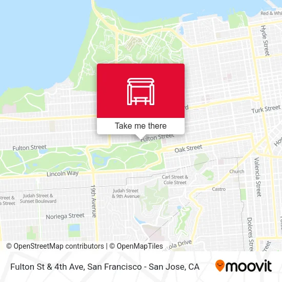 Fulton St & 4th Ave map