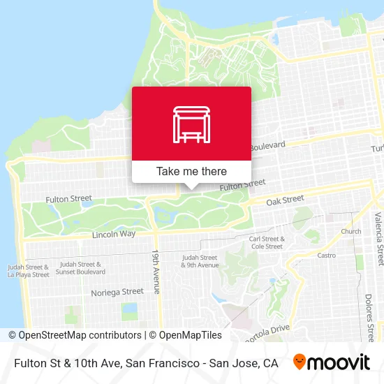 Mapa de Fulton St & 10th Ave