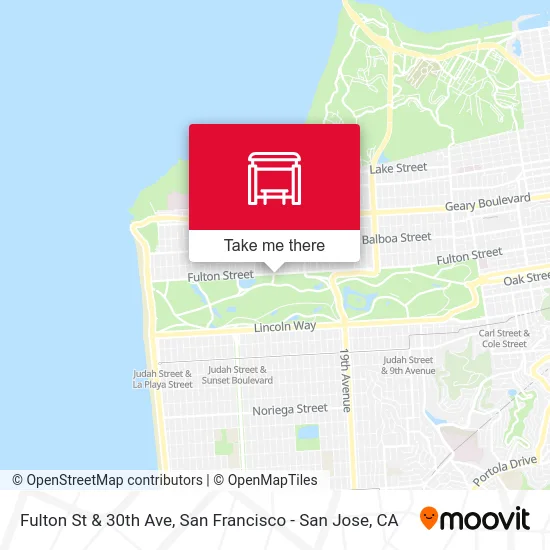 Fulton St & 30th Ave map
