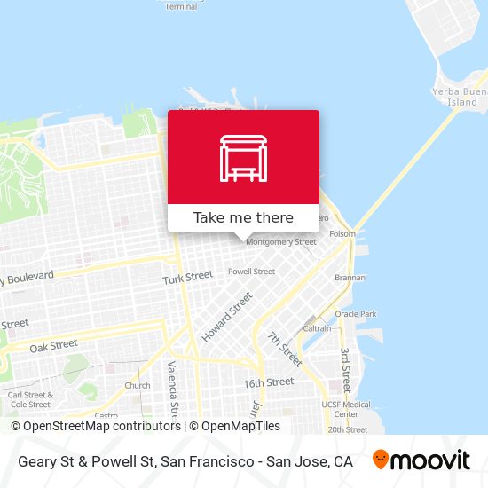 Mapa de Geary St & Powell St