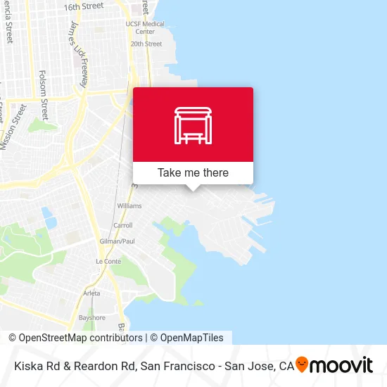 Kiska Rd & Reardon Rd map