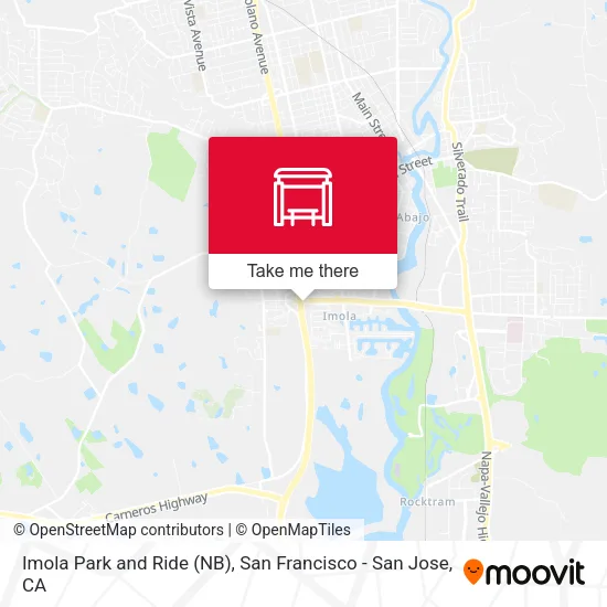Imola Park and Ride (NB) map