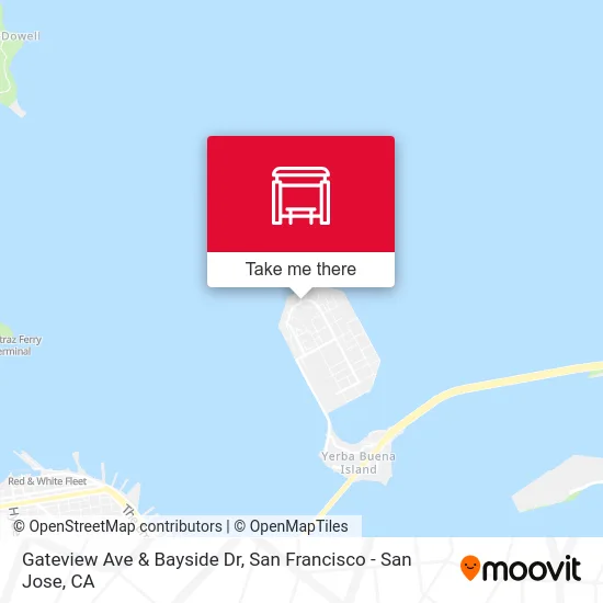 Gateview Ave & Bayside Dr map
