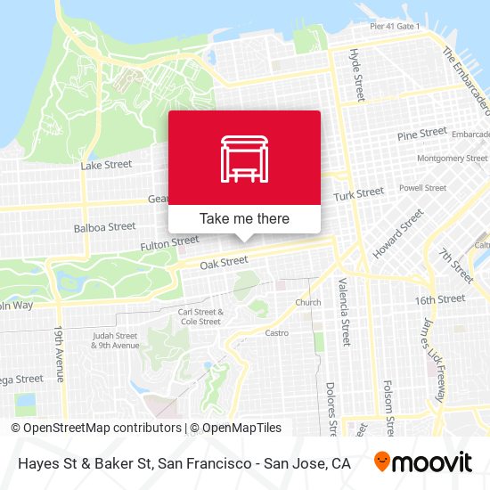 Mapa de Hayes St & Baker St