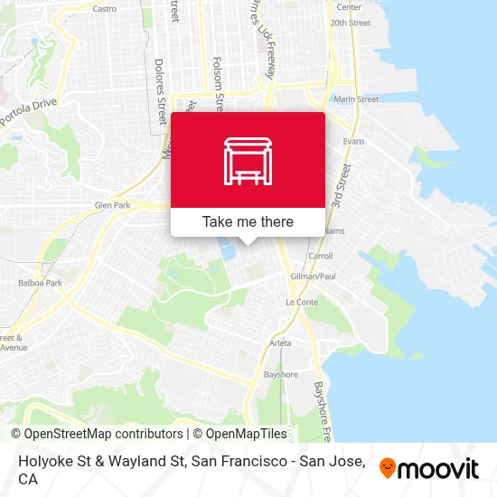 Holyoke St & Wayland St map