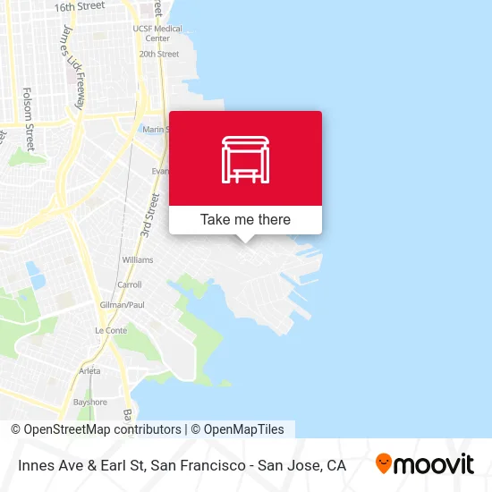 Innes Ave & Earl St map