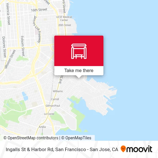 Ingalls St & Harbor Rd map