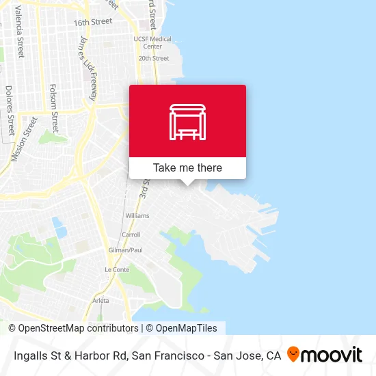 Ingalls St & Harbor Rd map