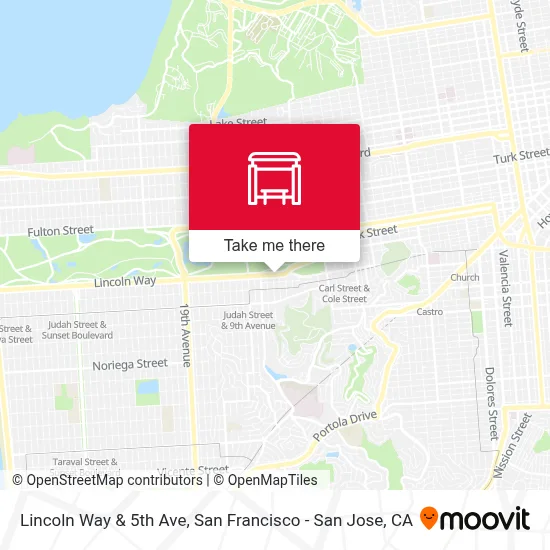 Lincoln Way & 5th Ave map