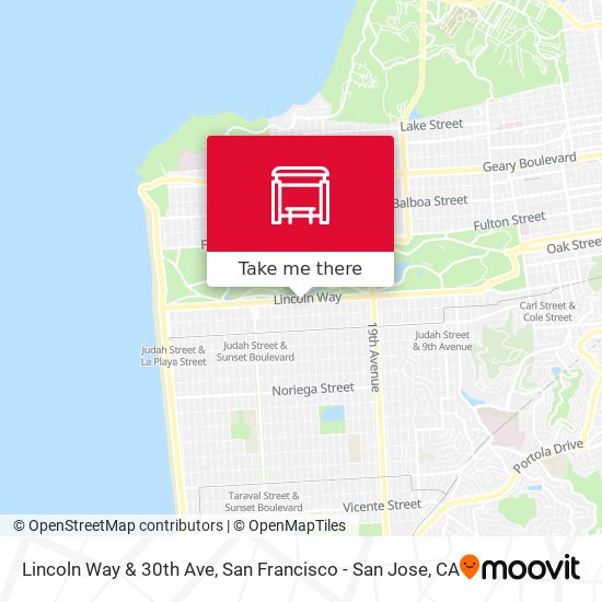 Lincoln Way & 30th Ave map