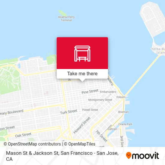 Mason St & Jackson St map