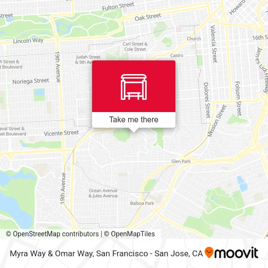 Myra Way & Omar Way map