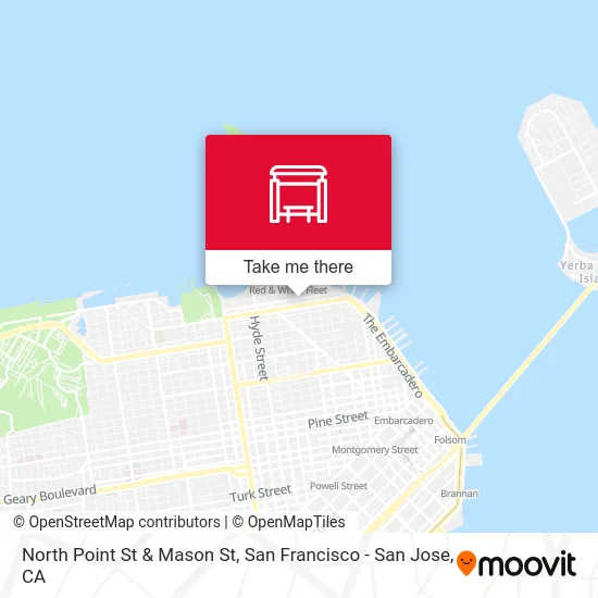 North Point St & Mason St map