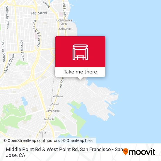 Middle Point Rd & West Point Rd map