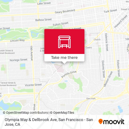 Olympia Way & Dellbrook Ave map