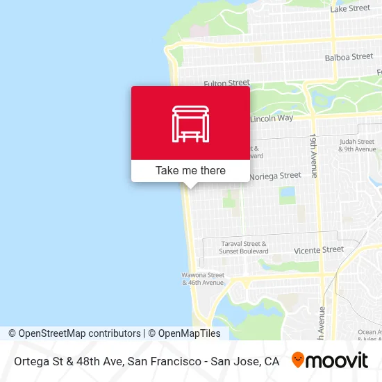 Ortega St & 48th Ave map