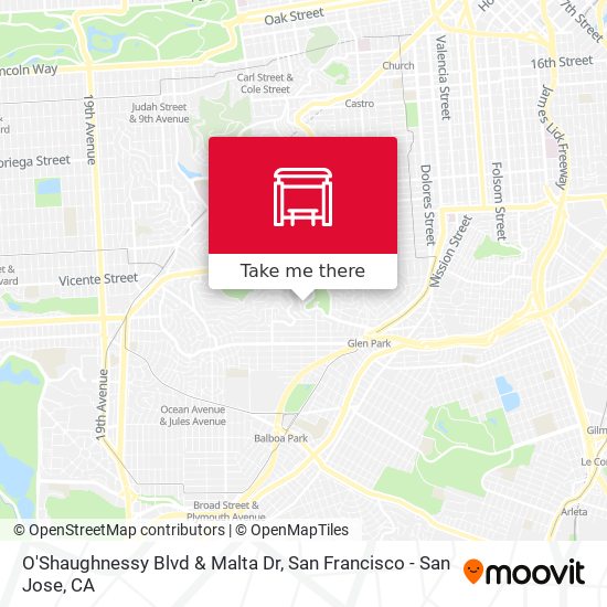 Mapa de O'Shaughnessy Blvd & Malta Dr