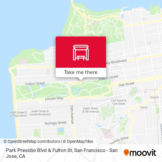 Mapa de Park Presidio Blvd & Fulton St