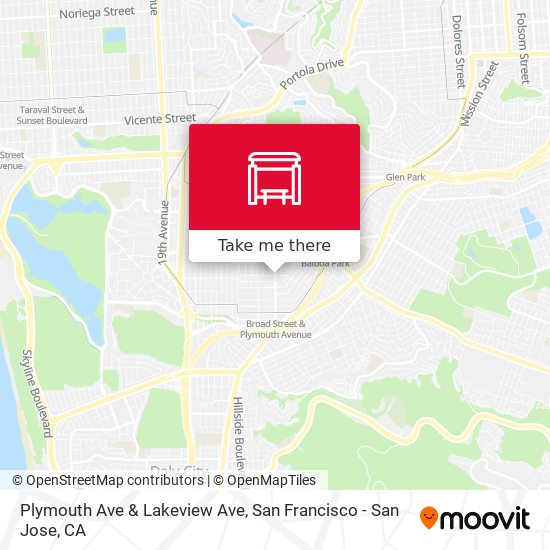 Plymouth Ave & Lakeview Ave map
