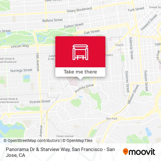 Panorama Dr & Starview Way map