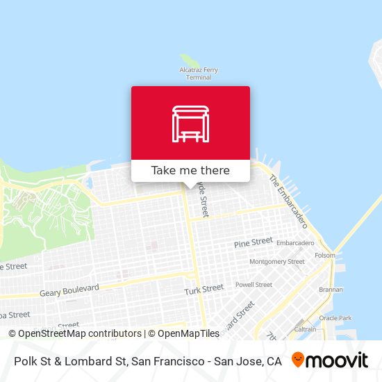 Mapa de Polk St & Lombard St