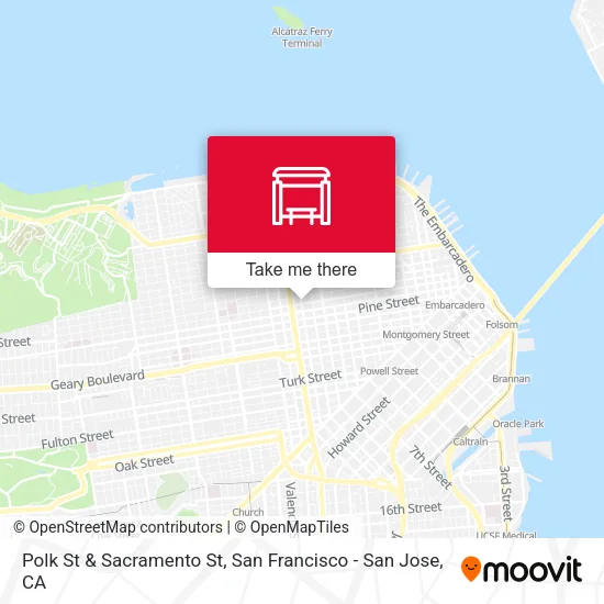 Mapa de Polk St & Sacramento St