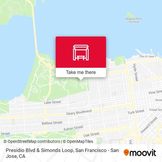 Presidio Blvd & Simonds Loop map