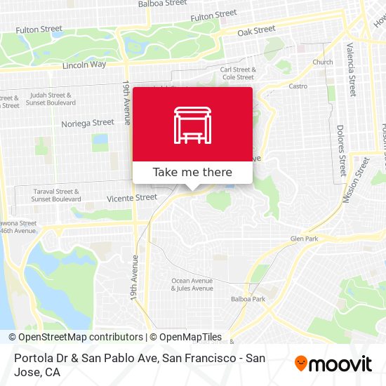 Portola Dr & San Pablo Ave map