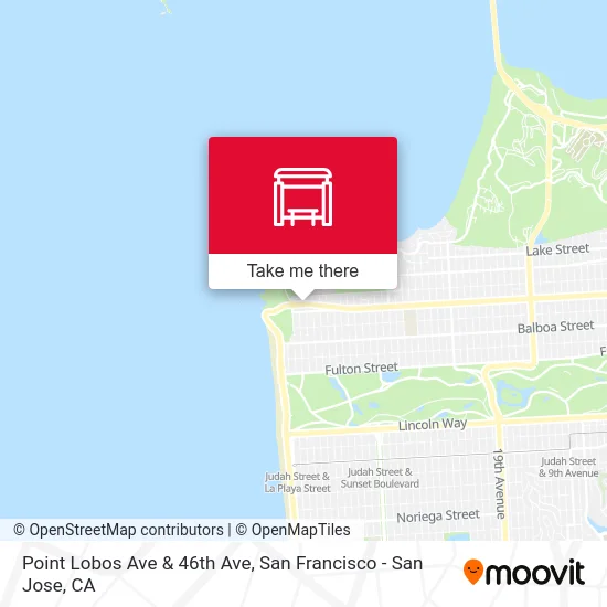 Point Lobos Ave & 46th Ave map
