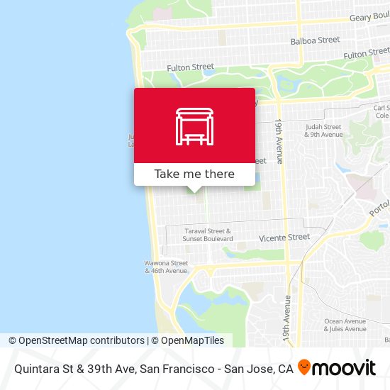 Quintara St & 39th Ave map