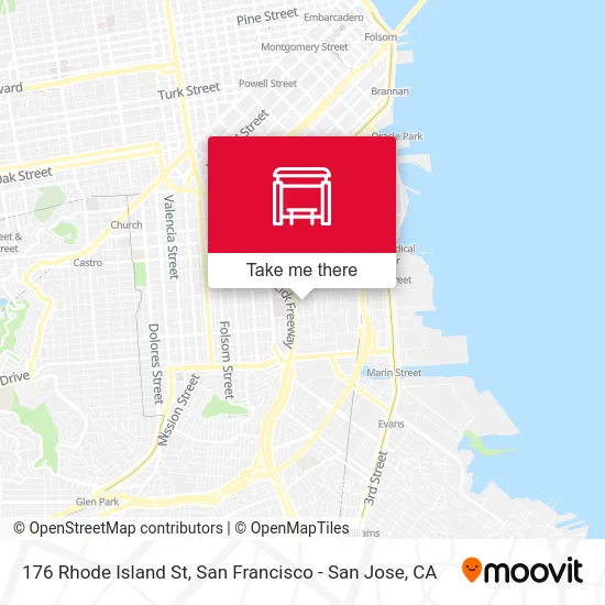 176 Rhode Island St map