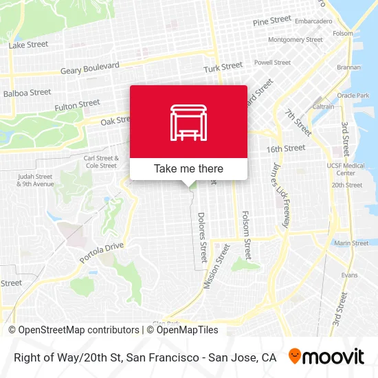 Right of Way/20th St map