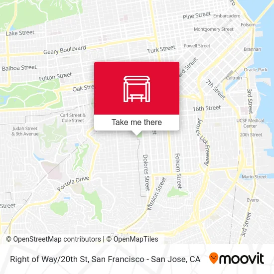 Right of Way/20th St map